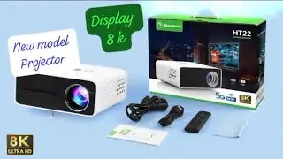 HT22 4k Projector Real High Definition input function USB hdmi wifi & mobile Screening 1920*1080p