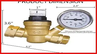 Protect Your RV Water System with an Adjustable High-Flow Pressure Regulator