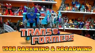 1988 Transformers Decepticon Powermasters DARKWING & DREADWIND (DREADWING combiner)
