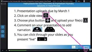 OLC Innovate 2021 Discovery and Exposition Foundry Session Instructions