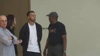 Stephen Curry in Manila 2018 Press Con