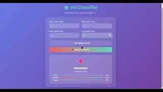 🌸 Iris Flower Classifier | Build an AI Web App with TensorFlow & Flask