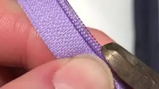 How To Shorten A Nylon Coil Zipper