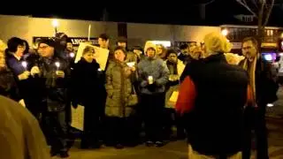 Dr. Joe Chuman at the Vigil to End Gun Violence