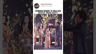 Crowning Moment of Miss Diva 2023 Runner-up Trisha Shetty #missdiva #missindia #bollywood