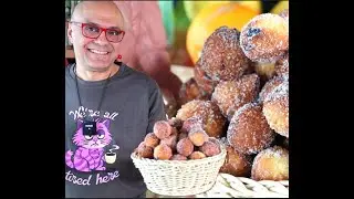 Castagnole con uvetta e arancia frittelle di carnevale