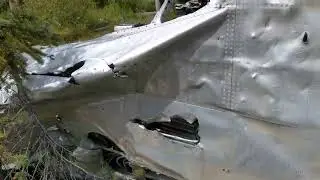 B-23 Bomber in the mountains of Idaho.
