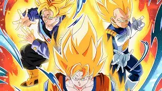 DBZ Dokkan Battle: Goku SSJ, Vegeta SSJ & Trunks SSJ Int LR (Intro) OST [ANTI NIGHTCORE]