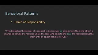Chain of Responsibility Pattern   Problem & Definition  1