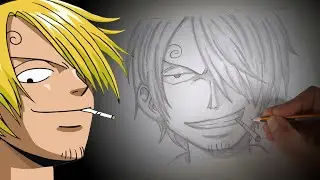 COMO DESENHAR O SANJI DE ONE PIECE