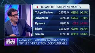 Japan semiconductor equipment makers are 'poised for a massive drop in sales', says strategist