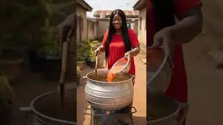 Mama emeka cooking for the less privileged children #cooking #food #children