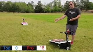 Beat The Pro - Baggo Bean Bag Toss Game