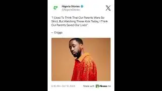 Erigga clarifies #erigga #parenting