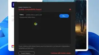 How to Hide System Compatibility Error in Adobe Premiere Pro