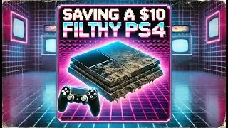 Saving a $10 Filthy PlayStation 4! | PS4 Restoration & Deep Clean Transformation