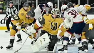 Carter Hart Injury Scare Shakes Golden Knights Win vs Blue Jackets | NHL Update 🏒