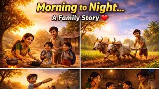 మన పల్లె జీవితం ❤️ | ఒక కుటుంబం రోజు కథ | Village Family Life Story#VillageLife #TeluguStories