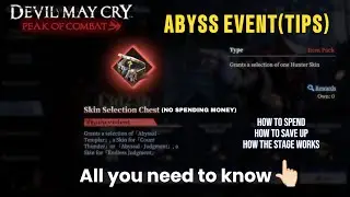 Everything you need to know about Abyss Event and How get Skin without paying in DMC POC. 
