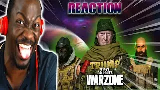 Donald Trump plays warzone! Azzer voice impression Reaction!