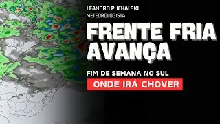 FRENTE FRIA AVANÇA PELO SUL