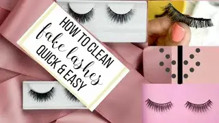 How to Clean your Fake Eyelashes at Home |Artificial eyelashes |Clean | Reuse False Eyelashes