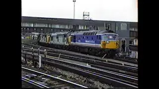 British Rail Network SouthEast 1992-Clapham Junction with Classes 33, 37, 47 & 442 EMU