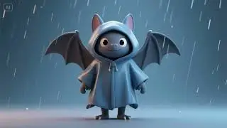 Bat with a Rain Cloak