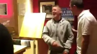Drunk Guy Takes A Spill At The Bar