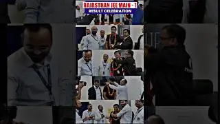 Rajasthan JEE Main 2025 Session 1 Toppers Results Celebration!! 💥 #shorts