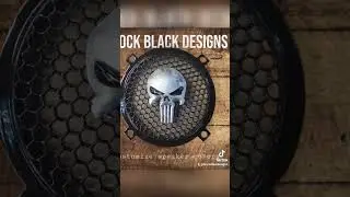 Explore the innovation of 3D speaker grills with Brock Black Designs car audio and motorcycles