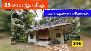 25 സെന്റ് + വീട്  പാലാ മുത്തോലി മേവിട |  319B | #kottayam #keralarealestate #pala #landforsale 
