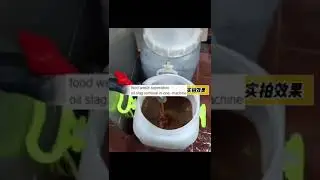 kitchen waste seperation oil slag removal in one  machine