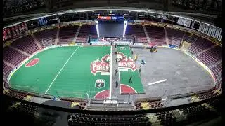 Oshawa FireWolves Turf Installation Timelapse | Tribute Communities Centre