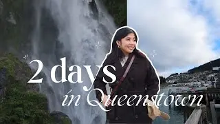 New Zealand Vlog | 2 days in Queenstown 🗻 onsen, te anau, milford sound, best restaurants 🥯🇳🇿
