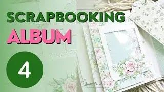 Jak zrobić album na zdjęcia część 4 - album scrapbooking tutorial - pomysł na album ręcznie robiony
