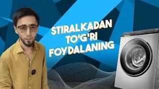 KIR MASHINADAN TO'G'RI FOYDALANING