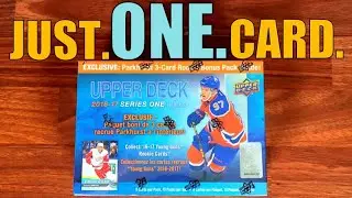 Year FOUR of chasing. - Opening a 16/17 Upper Deck Series 1 Retail Mega Box