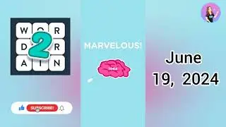WordBrain 2 Ocean Event Day 10 June 19, 2024 Solution