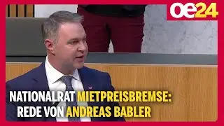 Nationalrat im Zeichen der Mietpreisbremse: Rede von Andreas Babler