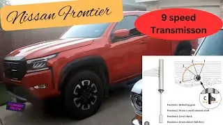 2024 Nissan Frontier 9speed transmission oil change / check. GE9R01A AKA JR913E.