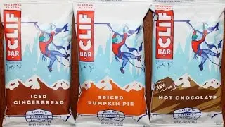 Clif Bar: Iced Gingerbread, Spiced Pumpkin Pie & Hot Chocolate Review