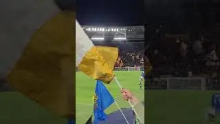Roma - Udinese , l'inno visto dal settore ospiti 💛♥️