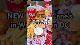 Посетите новый ресторан Raising Cane&rsquo;s в Чайнатауне, округ Колумбия #dcspot #raisingcanes #chicke...