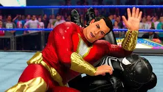 Shazam vs Venom | Superhero Wrestling Battle WWE 2K23
