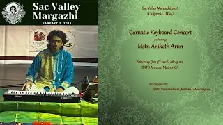 vAtApi gaNapathim - Hamsadhwani | Adi | Muthuswami Dikshitar (Sac Valley Margazhi - 2026)