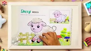 Sheep Cotton Ball Craft for Kids | Easy & Fun DIY Animal Activity