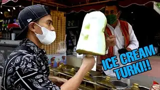 MUKBANG ES KRIM ASLI TURKI DAN WARTEG TURKI!