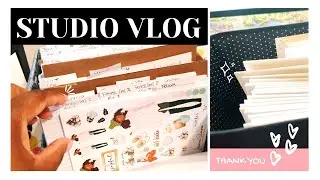 STUDIO VLOG | REPLENISHING STICKER INVENTORY, NEW THANK YOU CARDS & WINTER DIVA | TAWANA SIMONE✿