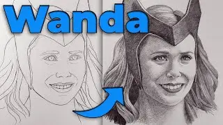 Como Desenhar a Wanda (Elizabeth Olsen) How to Draw Wanda Maximoff | M&eacute;todo Loomis